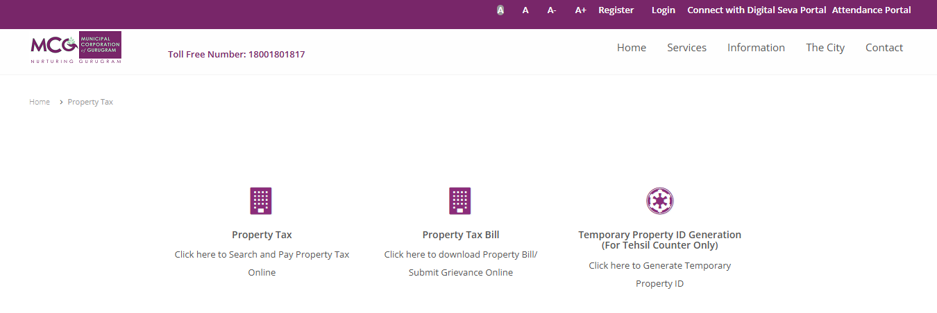 MCG Property Tax